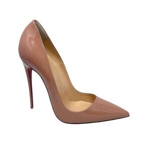 Christian Louboutin So Kate 120 mm Pumps Patent Leather Blush Nude 38